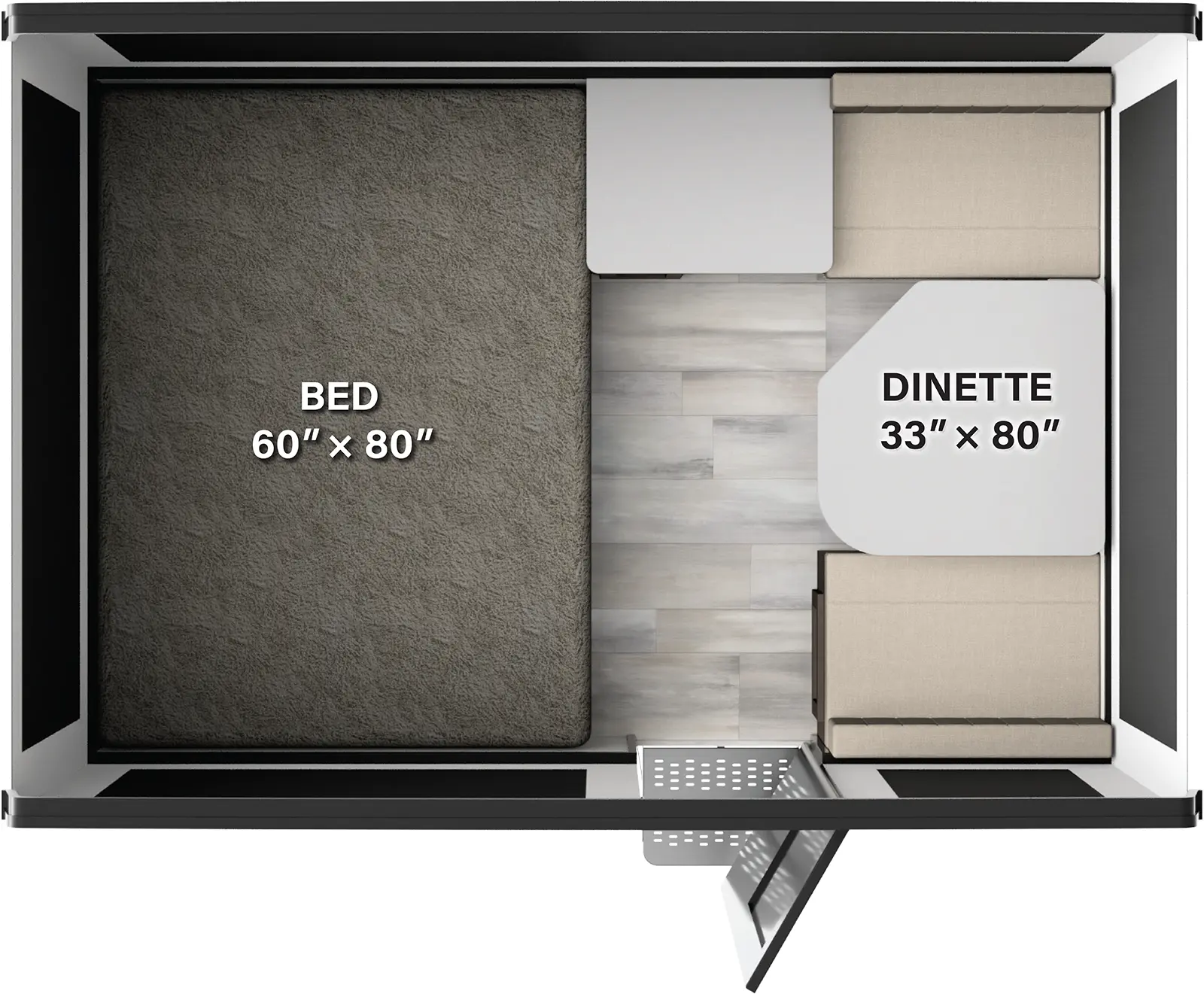 Flagstaff Tent F171OTG Floorplan